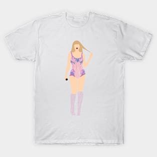 Eras Pink and Blue Lover Bodysuit T-Shirt